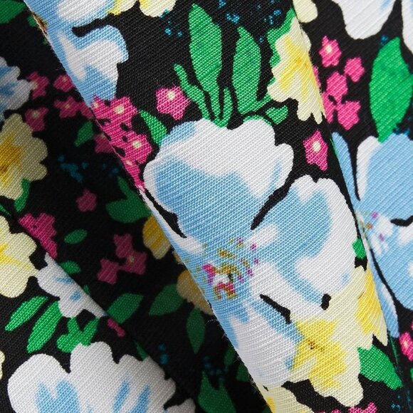 Maje Rapy Floral Off the Shoulder Dress ASO Emily in Paris - Picture 6 of 13